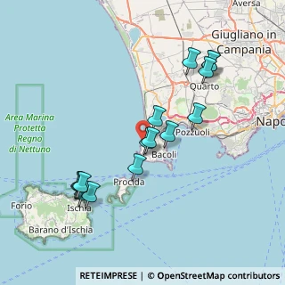 Mappa SP Monte di Procida, 80070 Bacoli NA, Italia (8.132)