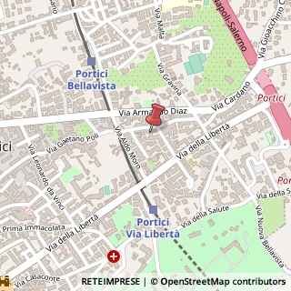 Mappa Via Gaetano Poli, 76, 80055 Portici, Napoli (Campania)