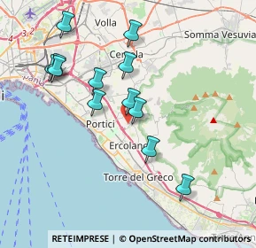 Mappa Vico Madonnelle, 80056 Ercolano NA, Italia (3.92333)