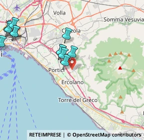 Mappa Vico Madonnelle, 80056 Ercolano NA, Italia (5.25769)
