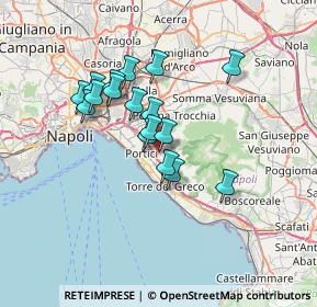 Mappa Vico Madonnelle, 80056 Ercolano NA, Italia (5.95588)