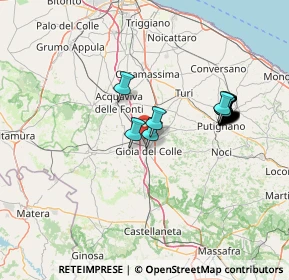 Mappa SP 82, 70023 Gioia del Colle BA, Italia (15.1305)