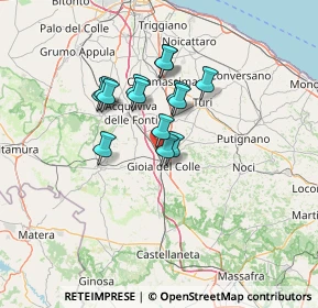 Mappa SP 82, 70023 Gioia del Colle BA, Italia (10.60929)