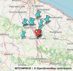 Mappa SP 82, 70023 Gioia del Colle BA, Italia (9.36867)