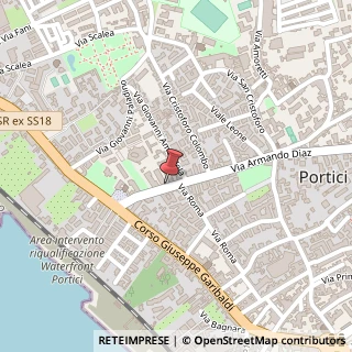 Mappa Via Armando Diaz, 7, 80055 Portici, Napoli (Campania)