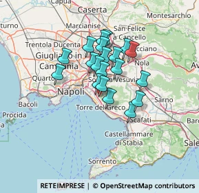Mappa Via Ex Cook, 80056 Ercolano NA, Italia (10.457)