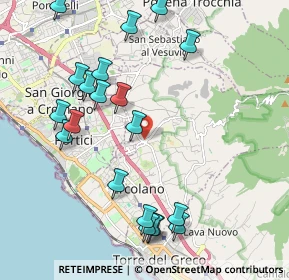 Mappa Via Ex Cook, 80056 Ercolano NA, Italia (2.4915)