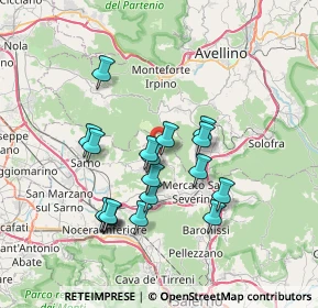 Mappa Via Giuseppe Verdi, 84082 Bracigliano SA, Italia (6.84056)