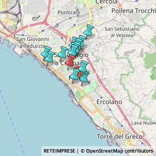 Mappa Via S, 80055 Portici NA, Italia (1.29929)