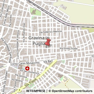 Mappa Via Emilio Guida, 89, 70024 Gravina in Puglia BA, Italia, 70024 Gravina in Puglia, Bari (Puglia)
