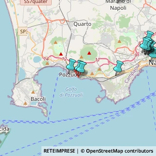 Mappa Via Gerolomini, 80078 Pozzuoli NA, Italia (6.63286)