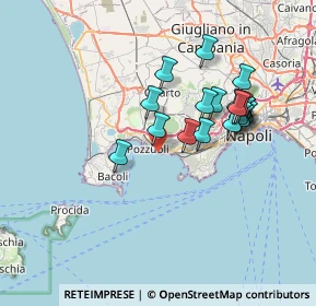 Mappa Via Gerolomini, 80078 Pozzuoli NA, Italia (6.93211)