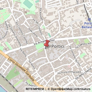 Mappa Via Guglielmo Marconi, 25, 80055 Portici, Napoli (Campania)