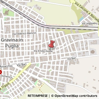 Mappa Via Emilio Guida, 203, 70024 Gravina in Puglia, Bari (Puglia)