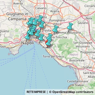Mappa Via Gaetano Poli, 80055 Portici NA, Italia (7.27)