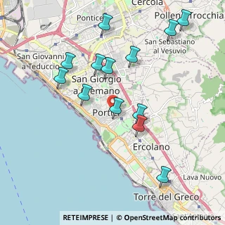 Mappa Via Gaetano Poli, 80055 Portici NA, Italia (2.23)