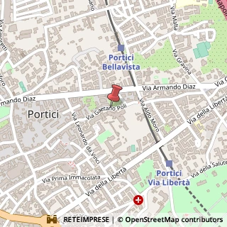 Mappa Via poli gaetano 41, 80055 Portici, Napoli (Campania)
