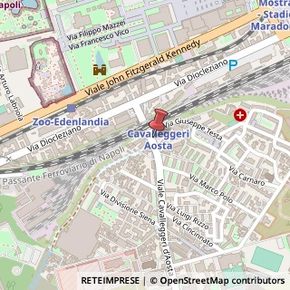 Mappa Viale Cavalleggeri D'Aosta, 11, 80124 Napoli, Napoli (Campania)