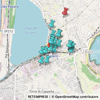 Mappa Piazza Gioacchino Rossini, 80070 Bacoli NA, Italia (0.297)