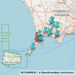 Mappa Piazza Gioacchino Rossini, 80040 Bacoli NA, Italia (5.72667)