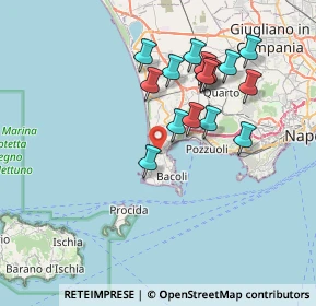 Mappa 80040 Bacoli NA, Italia (7.31375)