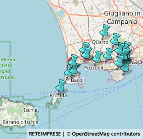 Mappa 80040 Bacoli NA, Italia (8.1125)