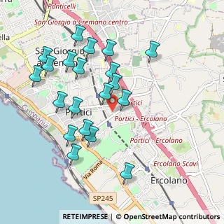 Mappa Viale Gioacchino Rossini, 80055 Portici NA, Italia (1.074)