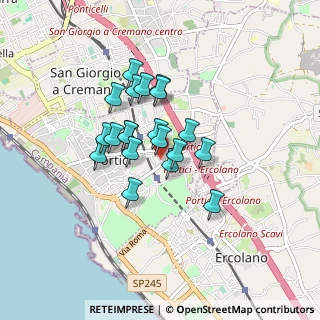 Mappa Viale Gioacchino Rossini, 80055 Portici NA, Italia (0.664)