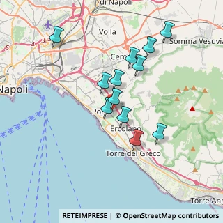 Mappa Viale Gioacchino Rossini, 80055 Portici NA, Italia (3.41167)
