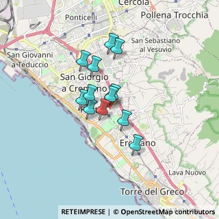 Mappa Viale Gioacchino Rossini, 80055 Portici NA, Italia (1.28083)