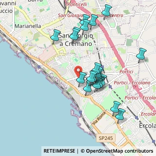 Mappa Traversa Leone, 80055 Portici NA, Italia (0.9945)
