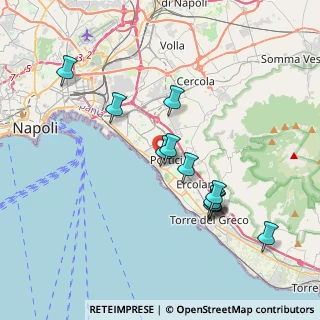 Mappa Traversa Leone, 80055 Portici NA, Italia (3.81667)