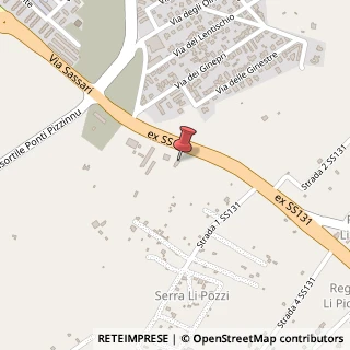 Mappa Strada Statale 131 Carlo Felice loc, 07046 Regione Li Pidriazzi II SS, Italia, 07046 Porto Torres, Sassari (Sardegna)