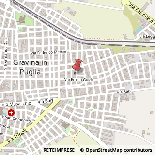 Mappa Via Guglielmo Oberdan, 15, 70024 Gravina in Puglia, Bari (Puglia)