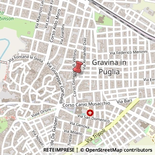 Mappa Via Benedetto Petrone, 1, 70024 Gravina in Puglia, Bari (Puglia)