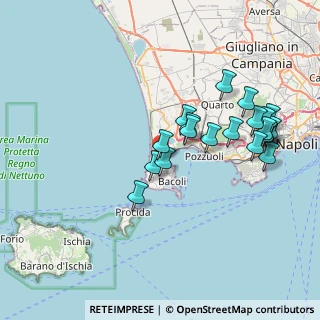 Mappa Fusaro, 80070 Bacoli NA, Italia (8.0565)