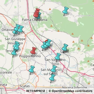 Mappa Via Foce, 80040 Striano NA, Italia (4.9575)