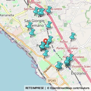 Mappa Viale Tiziano Vecellio, 80055 Portici NA, Italia (1.0625)