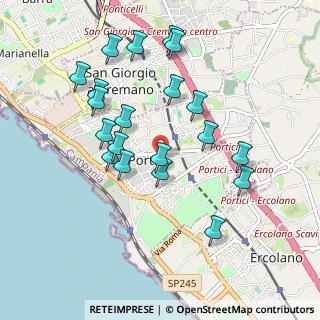 Mappa Viale Tiziano Vecellio, 80055 Portici NA, Italia (1.0085)