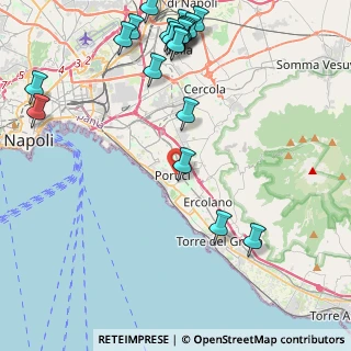 Mappa 80055 Portici NA, Italia (6.0575)