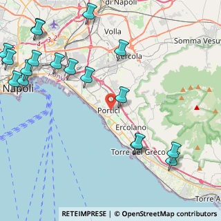 Mappa 80055 Portici NA, Italia (6.39333)