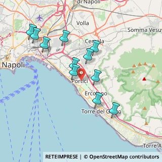Mappa 80055 Portici NA, Italia (3.86818)