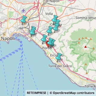 Mappa Viale Tiziano Vecellio, 80055 Portici NA, Italia (3.06636)