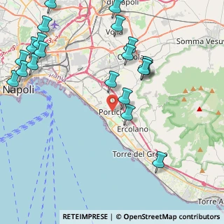 Mappa 80055 Portici NA, Italia (5.8445)