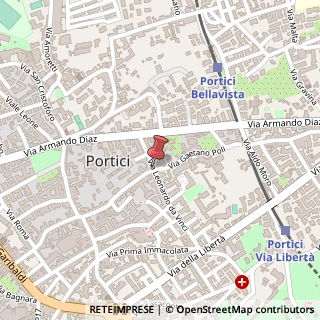 Mappa Via Gaetano Poli,  43, 80055 Portici, Napoli (Campania)