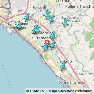 Mappa Viale Tiziano Vecellio, 80055 Portici NA, Italia (2.10333)