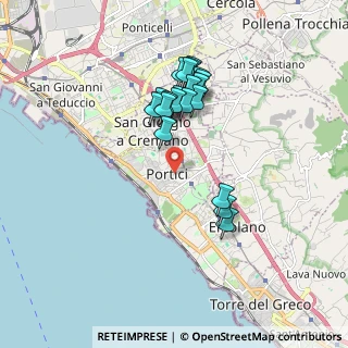 Mappa 80055 Portici NA, Italia (1.6985)