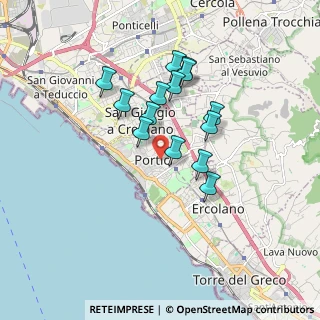 Mappa Viale Tiziano Vecellio, 80055 Portici NA, Italia (1.54786)