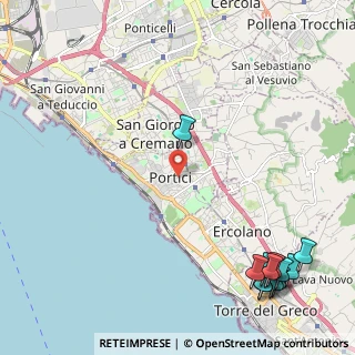 Mappa 80055 Portici NA, Italia (3.57917)