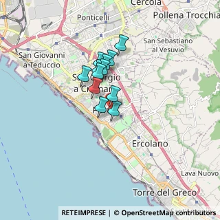 Mappa Viale Tiziano Vecellio, 80055 Portici NA, Italia (1.20833)